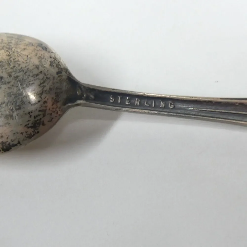 Emerald Bay Lake Tahoe Sterling Silver Souvenir Spoon Vintage 4